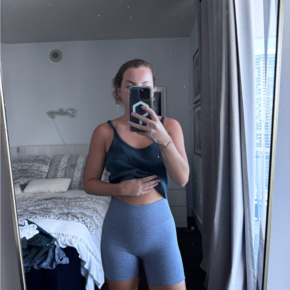 SHEIN Blue Bike Shorts